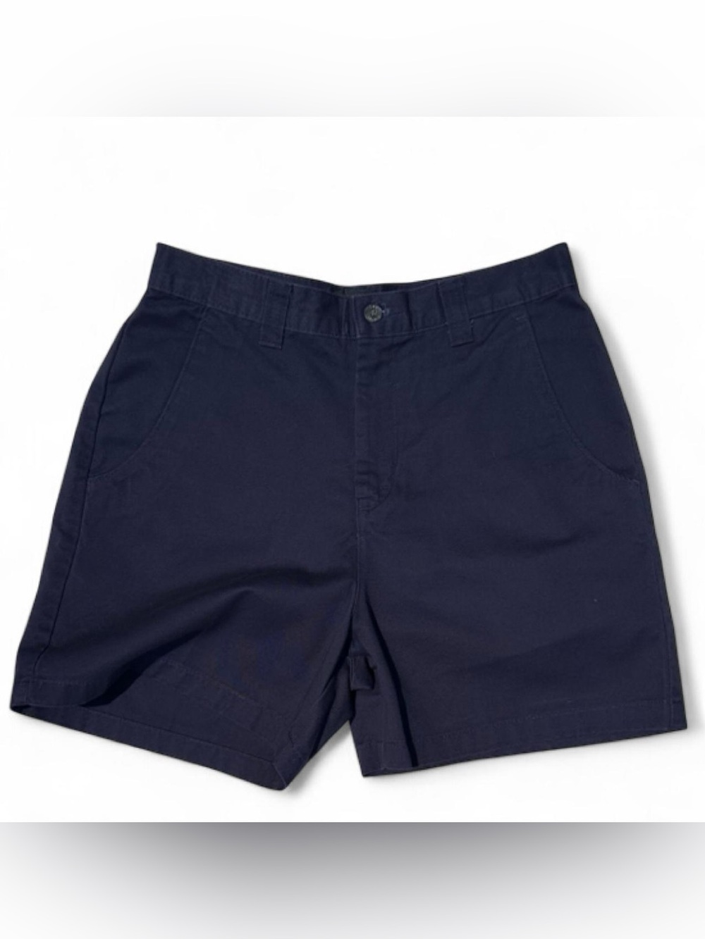 Lee Navy Flat Front Casual Shorts